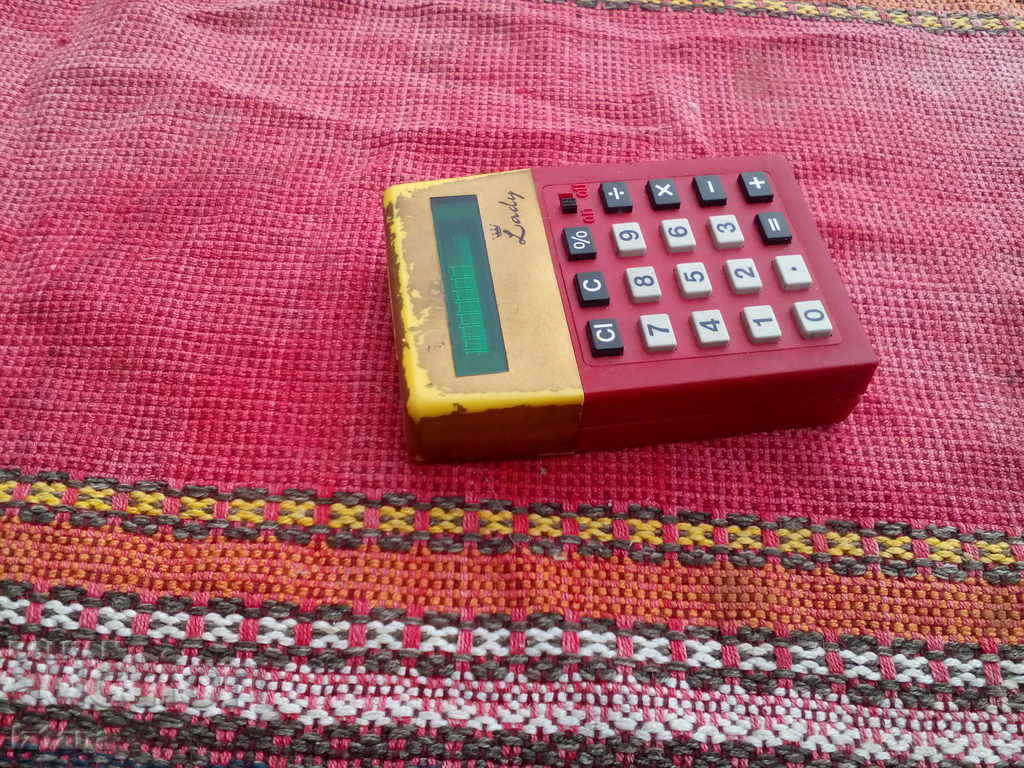 The old Triumph Lady calculator with price 25.00 BGN | € 12.78