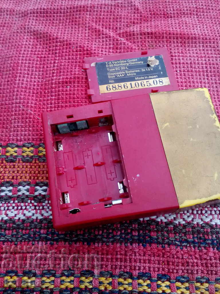 The old Triumph Lady calculator - 7