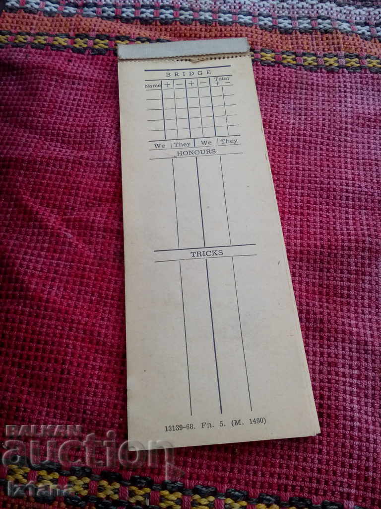 Auction Old Bridge Tungsram Cards Auction Old Bridge Tungsram Cards