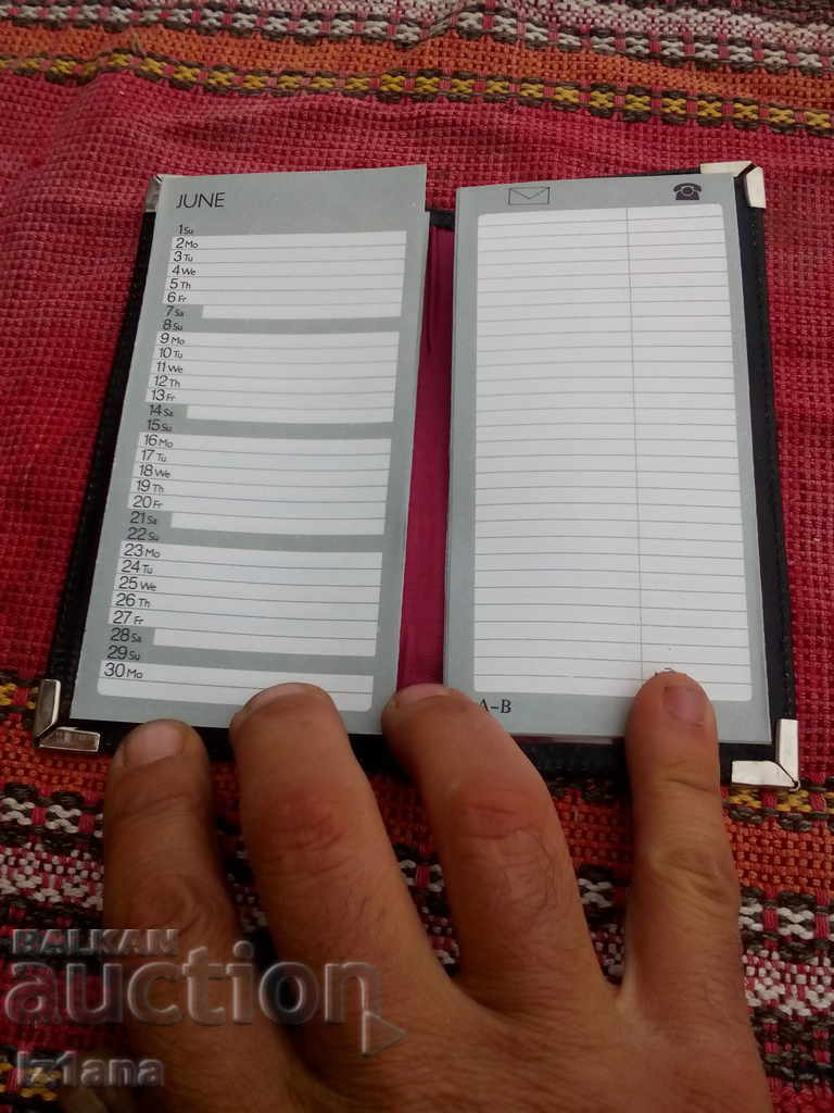 Auction Ancient Notepad of SKC Gavril Genov Rousse 1986 Auction Ancient Notepad of SKC Gavril Genov Rousse 1986