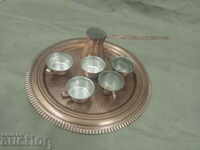 Wrought copper coffee service