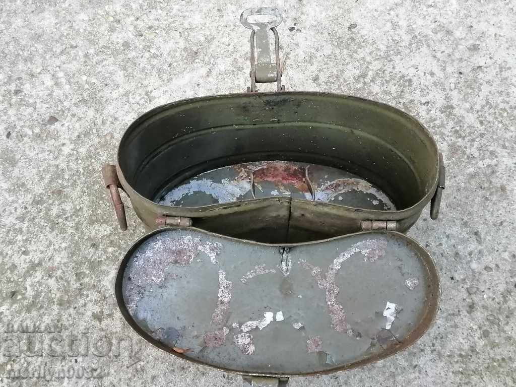 WWII WW2 Binocular Metal Box - 7 WWII WW2 Binocular Metal Box - 7