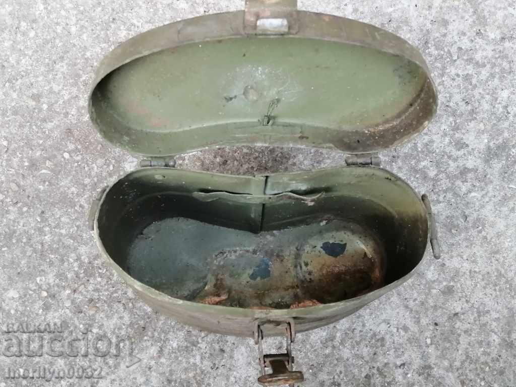 WWII WW2 Binocular Metal Box - 6 WWII WW2 Binocular Metal Box - 6