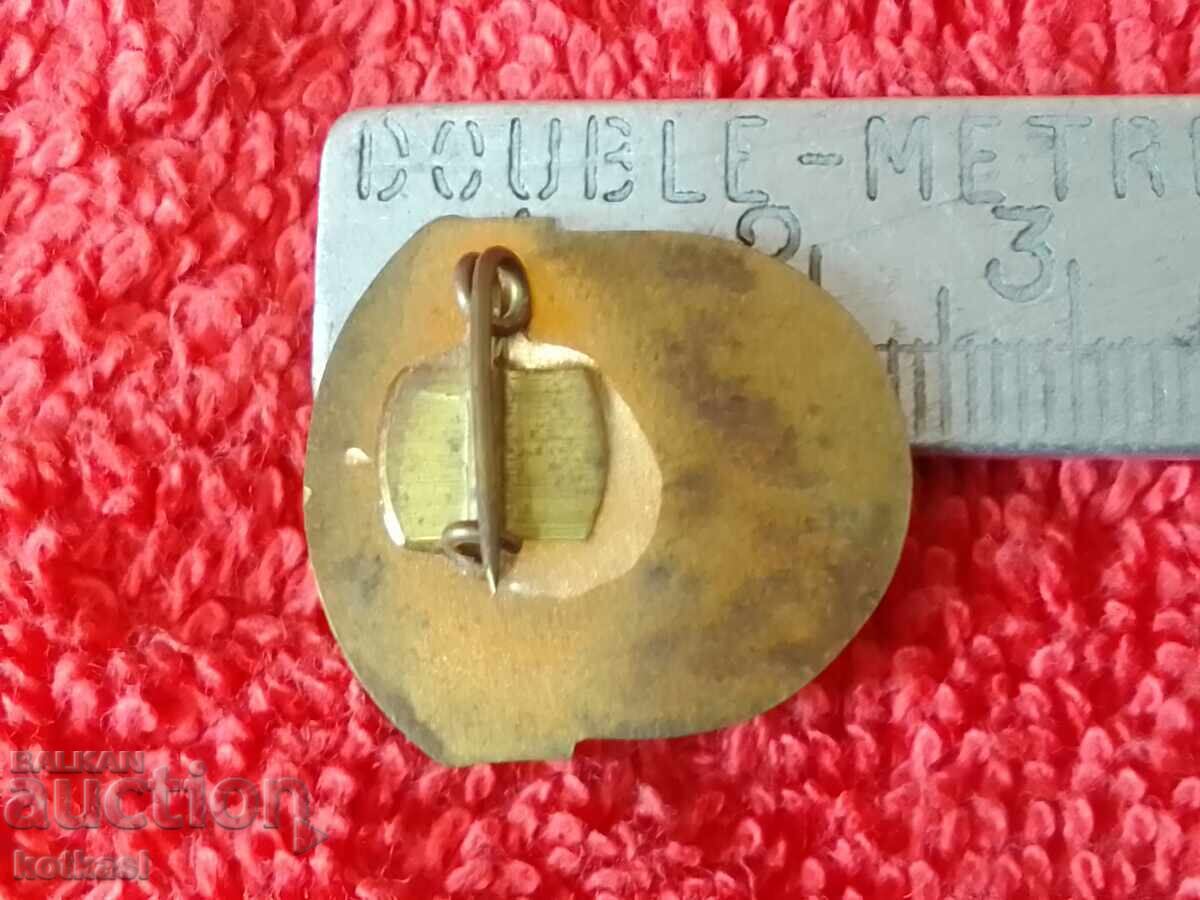 Old massive social badge bronze Excellent Student GO NR BULGARIA with price 15.50 BGN | € 7.93