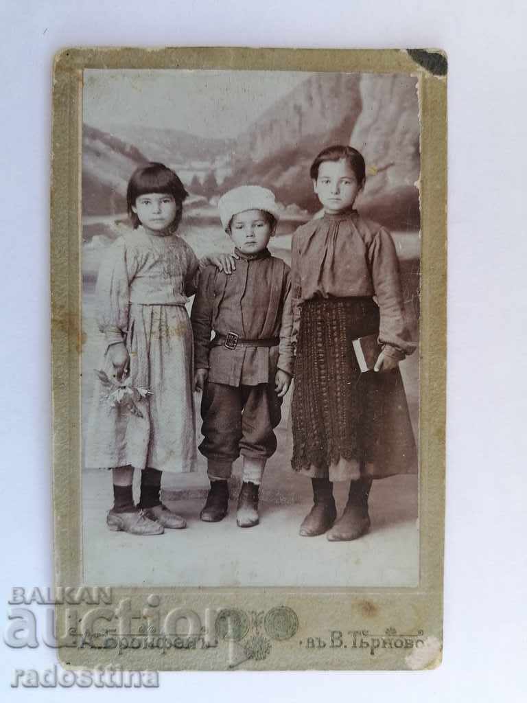Cardboard photo picture A. Bronfen Tarnovo