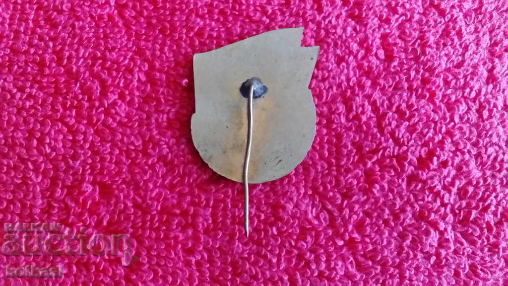 Old massive social sign bronze pin enamel EXCELLENT GUP - 5 Old massive social sign bronze pin enamel EXCELLENT GUP - 5