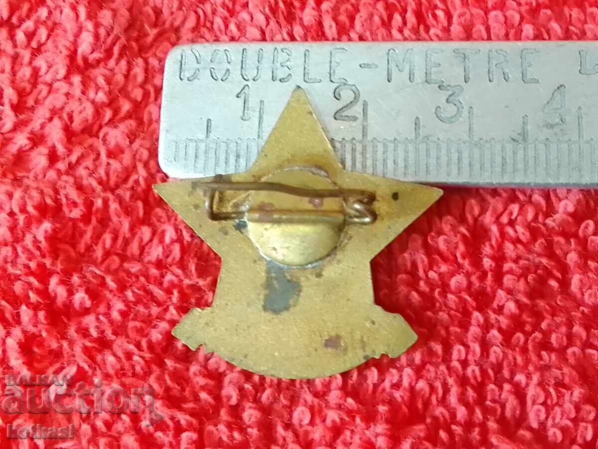 Old social badge bronze enamel EXCELLENT MLP with price 25.50 BGN | € 13.04 Old social badge bronze enamel EXCELLENT MLP with price 25.50 BGN | € 13.04