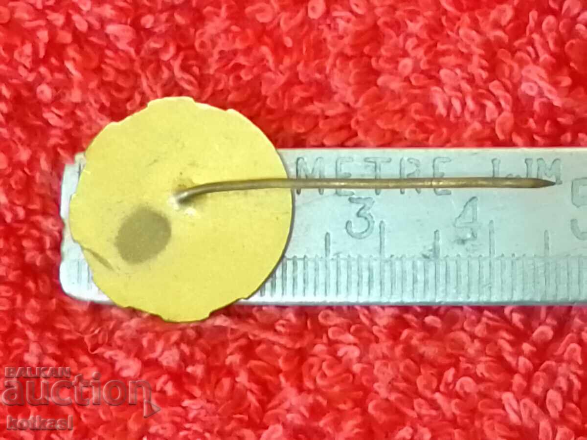 Badge bronze needle enamel EXCELLENT STUDENT COMMITTEE OF MECHANICAL ENGINEERING excellent with price 21.00 BGN | € 10.74