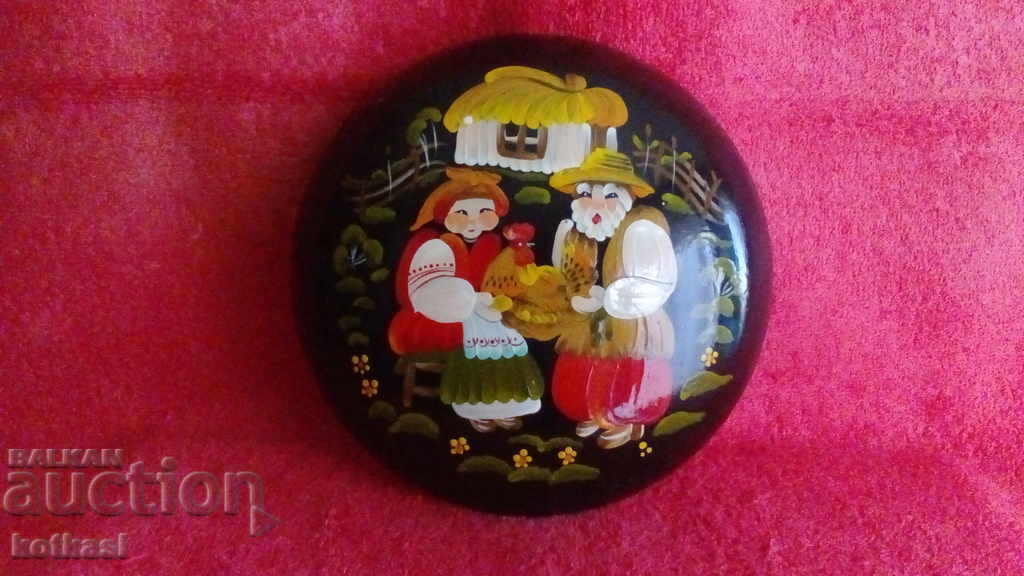 Old drawing on lid Old drawing on lid