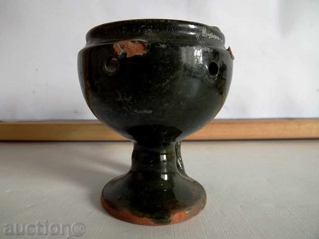 . AUTHENTICALLY OLD CERAMIC CANDILE UNUSED with price 25.00 BGN | € 12.78