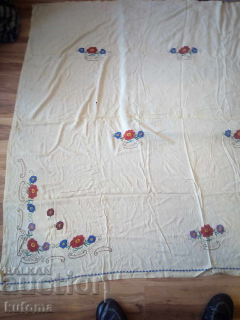 Old handmade embroidered cover with price 39.99 BGN | € 20.45 Old handmade embroidered cover with price 39.99 BGN | € 20.45
