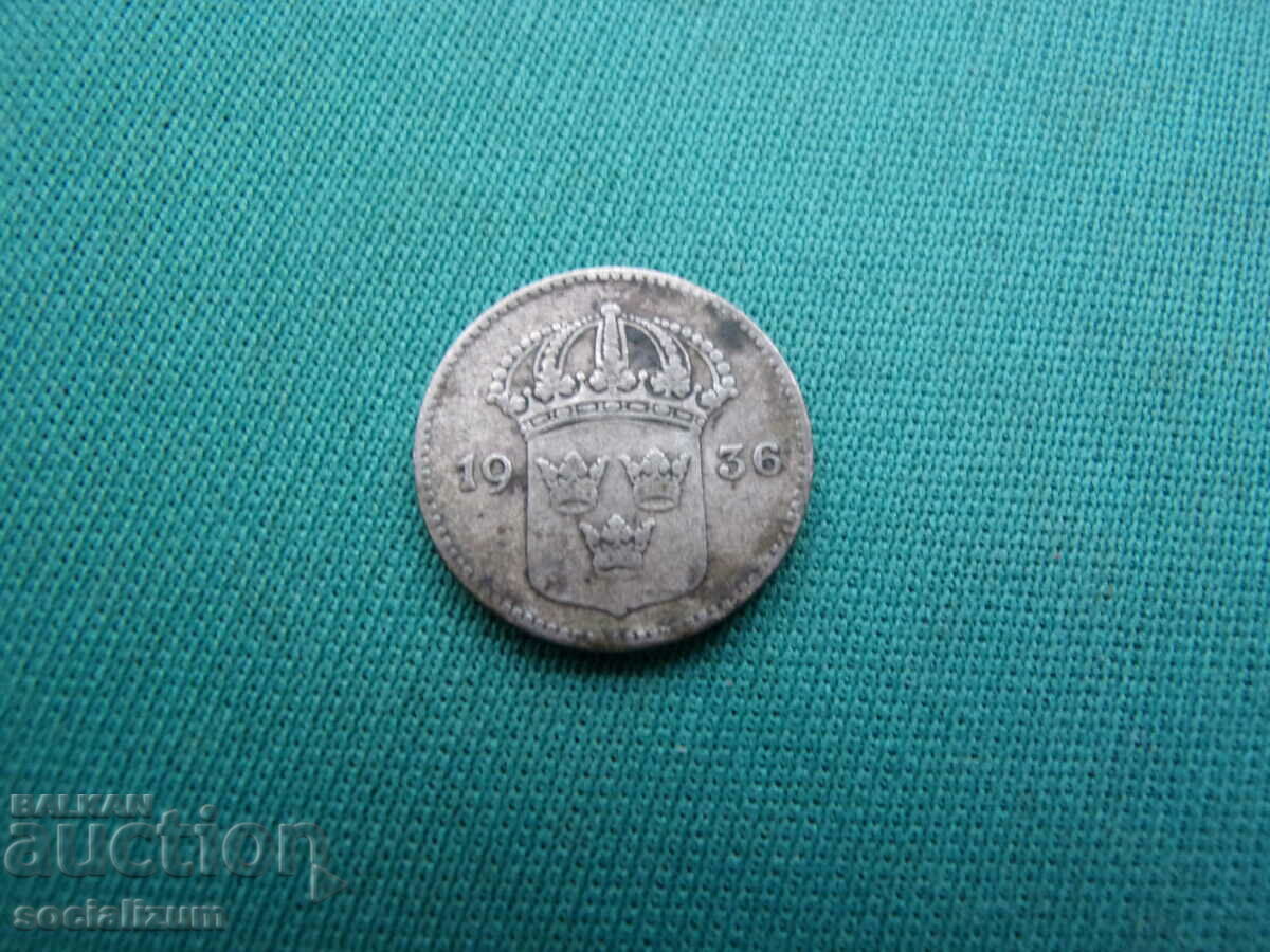 Suedia 10 Ore 1936 Argint Rare cu preț € 2.56 | 5.01 BGN