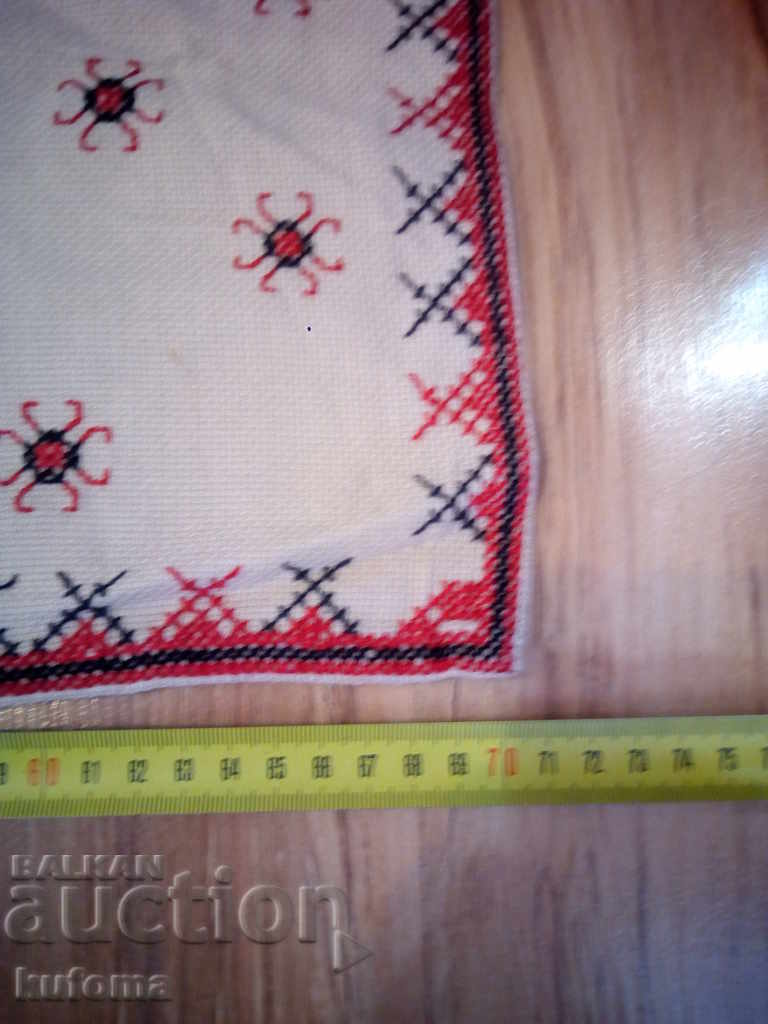Auction Old handmade hand-embroidered Auction Old handmade hand-embroidered