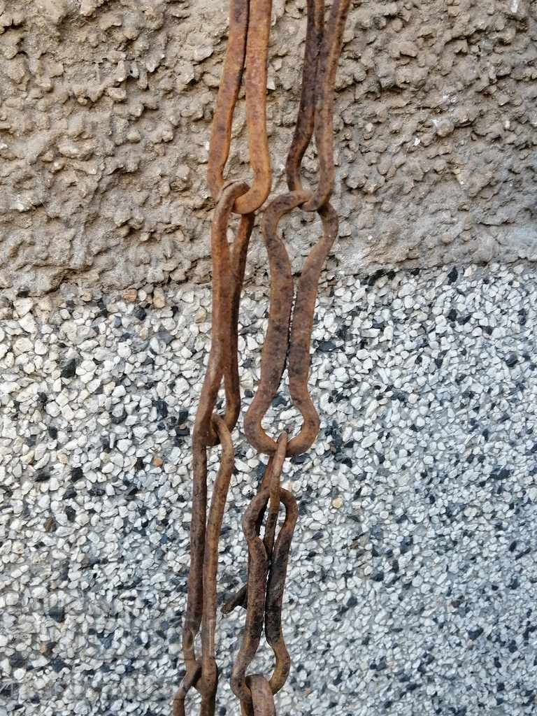 Vechiul cârlig lanț forjat, cârlige cuier lanț focar - 6 Vechiul cârlig lanț forjat, cârlige cuier lanț focar - 6