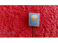 Old bronze badge needle social enamel BULGARIA Bulgaria Rhodope