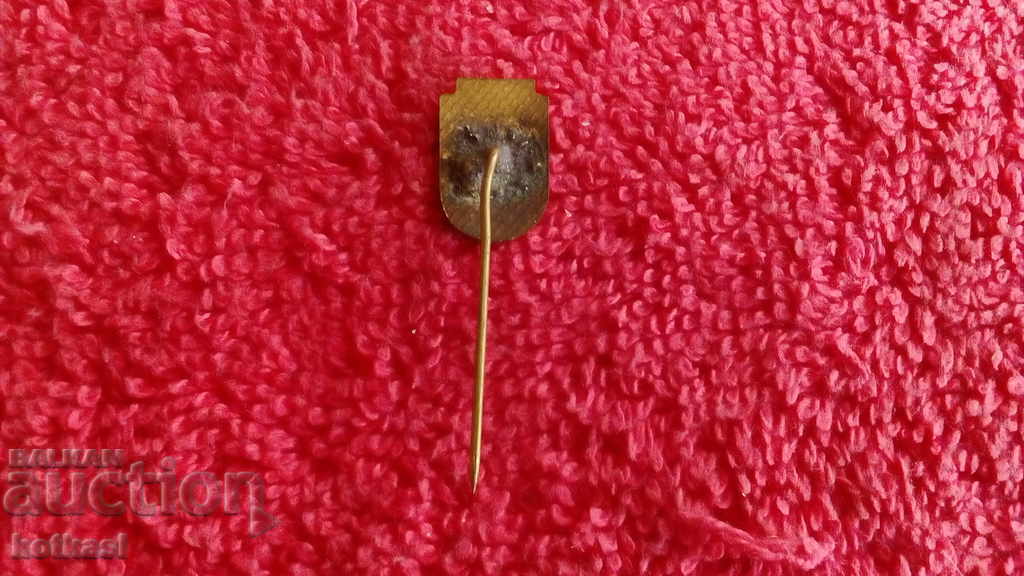 Old badge sign bronze pin enamel SAMOKOV - 5 Old badge sign bronze pin enamel SAMOKOV - 5