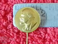 Veche insignă LENIN din bronz excelent