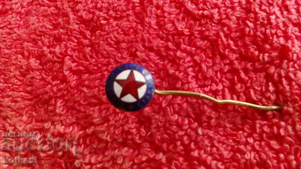 Delivery of Old sports badge bronze needle enamel SPARTA Sparta Prague