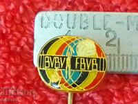 Ecuson Sport Vechi Bronz Pin Volei BVBV FBVB