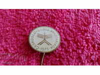 Old sport badge SPARTAKIAD needle Czechoslovakia 1975