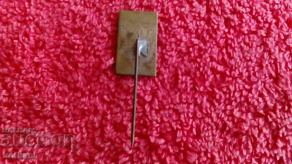 Old pin badge 1892 - 1972 BKP Shumen - 5