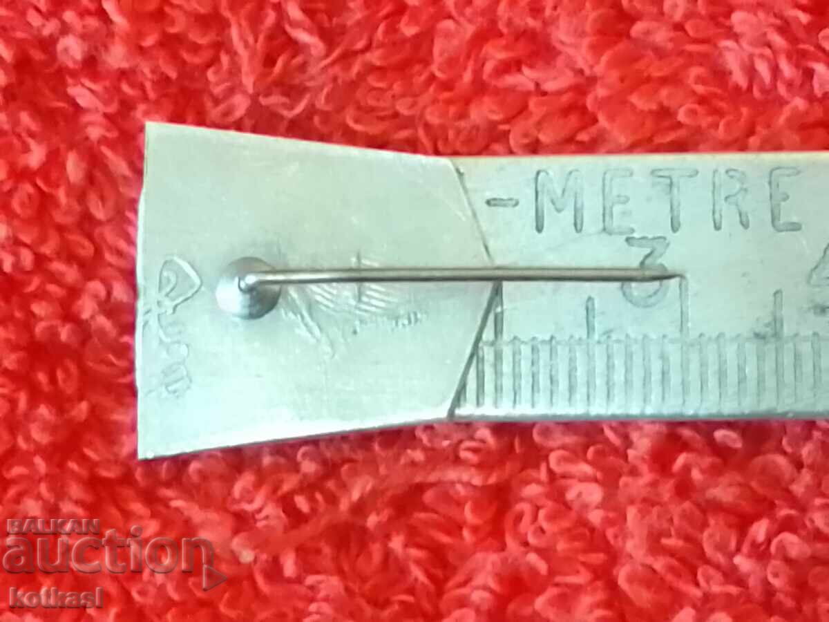 Old social badge pin 25g TMT HR. BOTEV 1949 SHUMEN 1974 ext with price 12.50 BGN | € 6.39 Old social badge pin 25g TMT HR. BOTEV 1949 SHUMEN 1974 ext with price 12.50 BGN | € 6.39