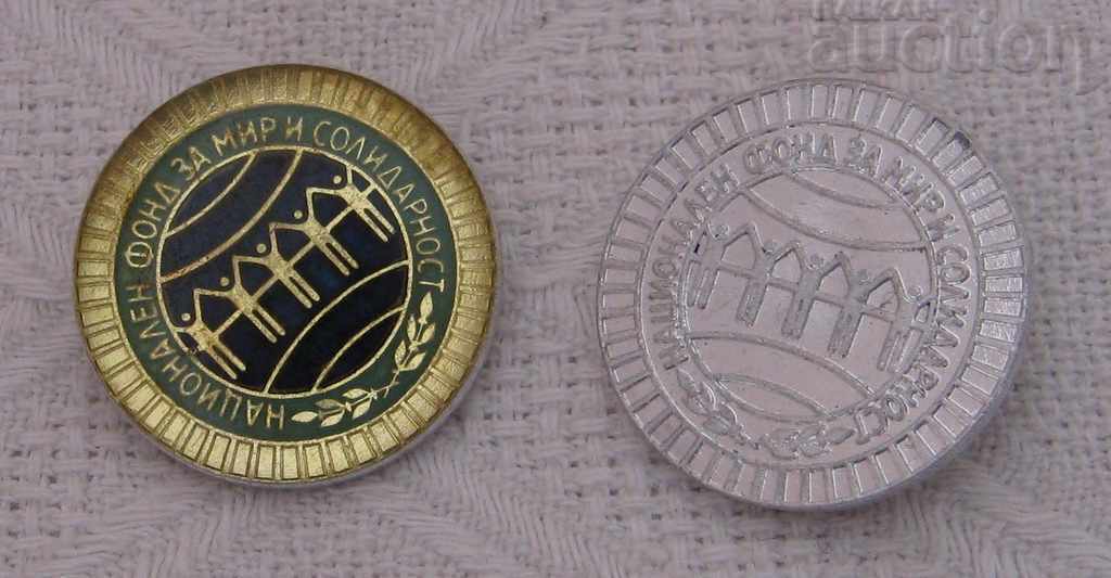 FUND FOR PEACE AND SOLIDARITY LOT 2 BADGES FUND FOR PEACE AND SOLIDARITY LOT 2 BADGES
