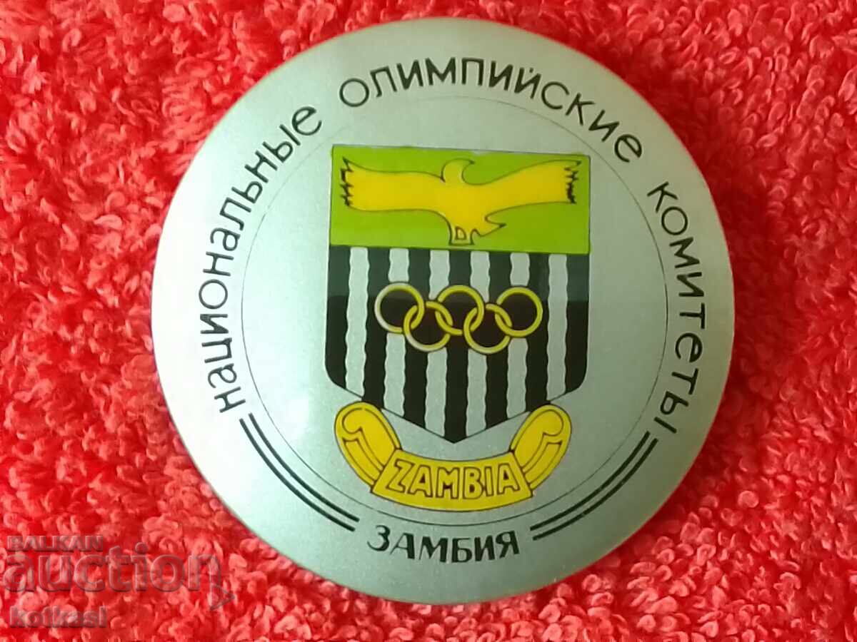 Δημοπρασία Παλιό αθλητικό σήμα Εθνική Ολυμπιακή Επιτροπή της Ζάμπια από Δημοπρασία Παλιό αθλητικό σήμα Εθνική Ολυμπιακή Επιτροπή της Ζάμπια από