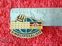 Old sports badge Germany GDR WELTPOKALL1969
