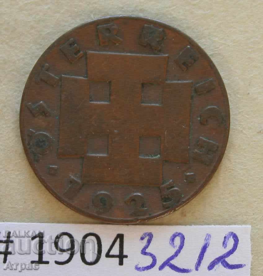 2 groaznic 1925 - Austria cu preț € 0.41 | 0.80 BGN