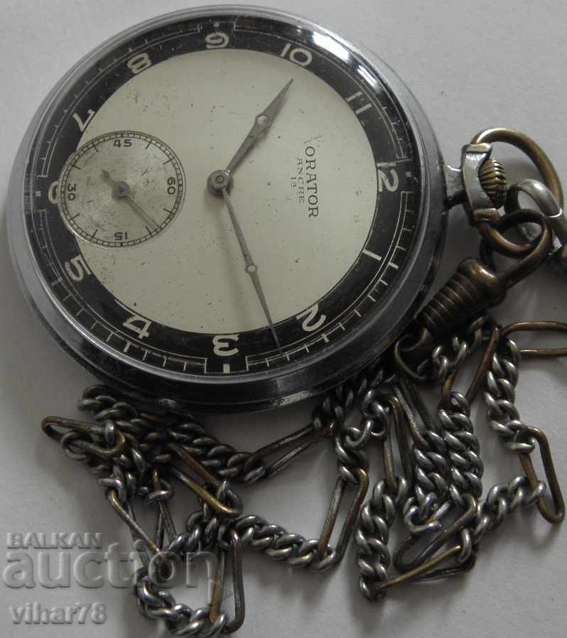 Auction RARE MILITARY ORATOR POCKET WATCH Auction RARE MILITARY ORATOR POCKET WATCH