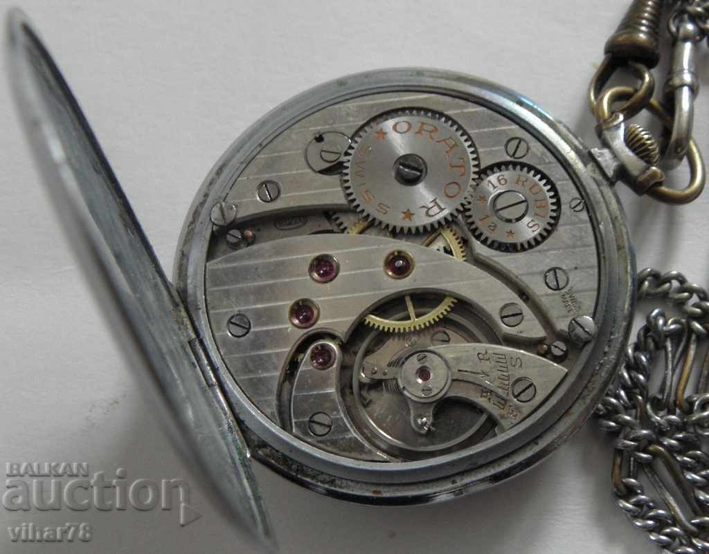 RARE MILITARY ORATOR POCKET WATCH - 6 RARE MILITARY ORATOR POCKET WATCH - 6