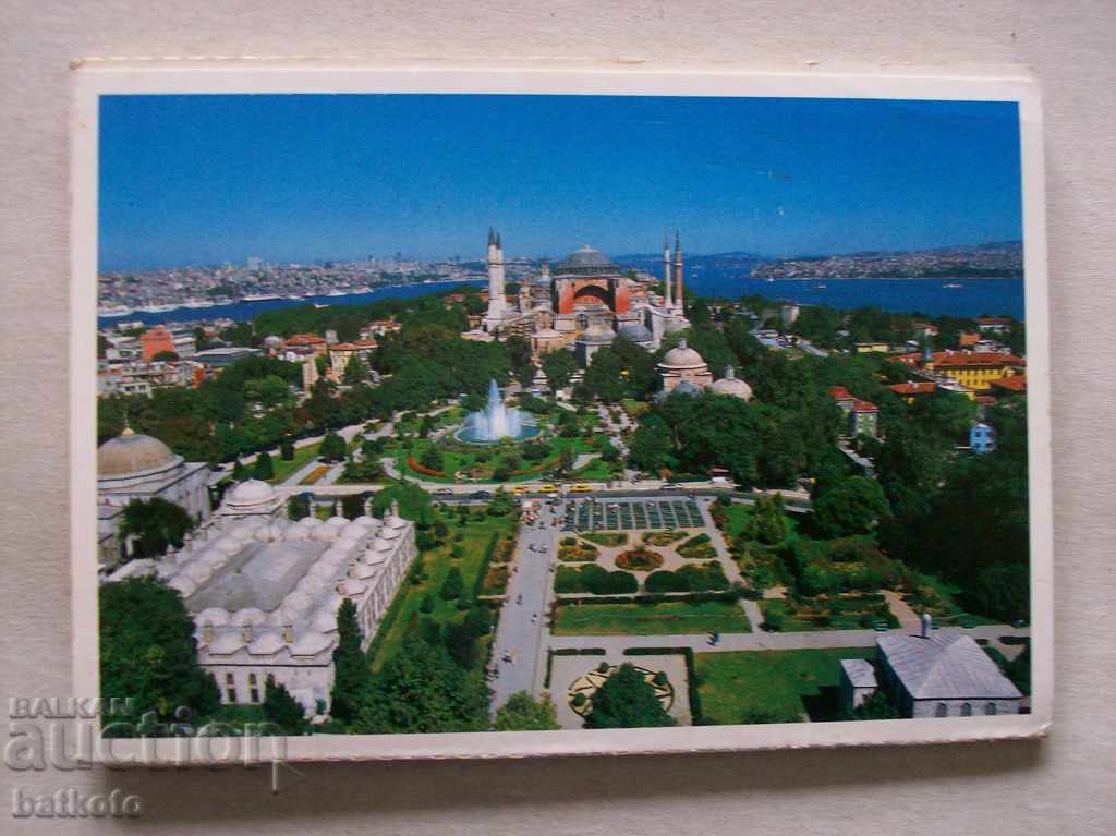 Стара турска диплянка "Света София" - Истанбул