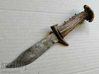 Old hunting knife blade guard