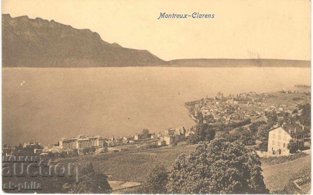 Пощенска картичка - Монтрьо - Кларенс