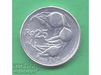 (¯` '• .¸ 25 rupees 1996 INDONESIA UNC •. •' ´¯)