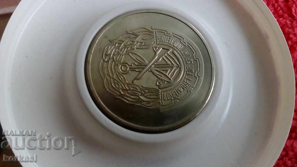 GDR Plaque Society for Sports and Technology Paramilitary Org with price 25.50 BGN | € 13.04