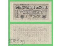 (¯`'•.¸GERMANY (D.Reichsbahn) 50 Million Marks 1923 UNC