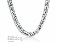 Stainless steel chain, necklace, chain, chain 125 cm