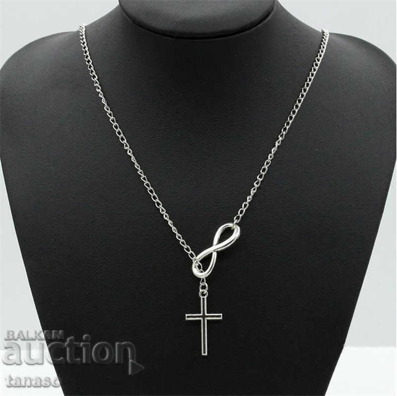 Stainless steel necklace, cross, infinity with price 15.00 BGN | € 7.67 Stainless steel necklace, cross, infinity with price 15.00 BGN | € 7.67