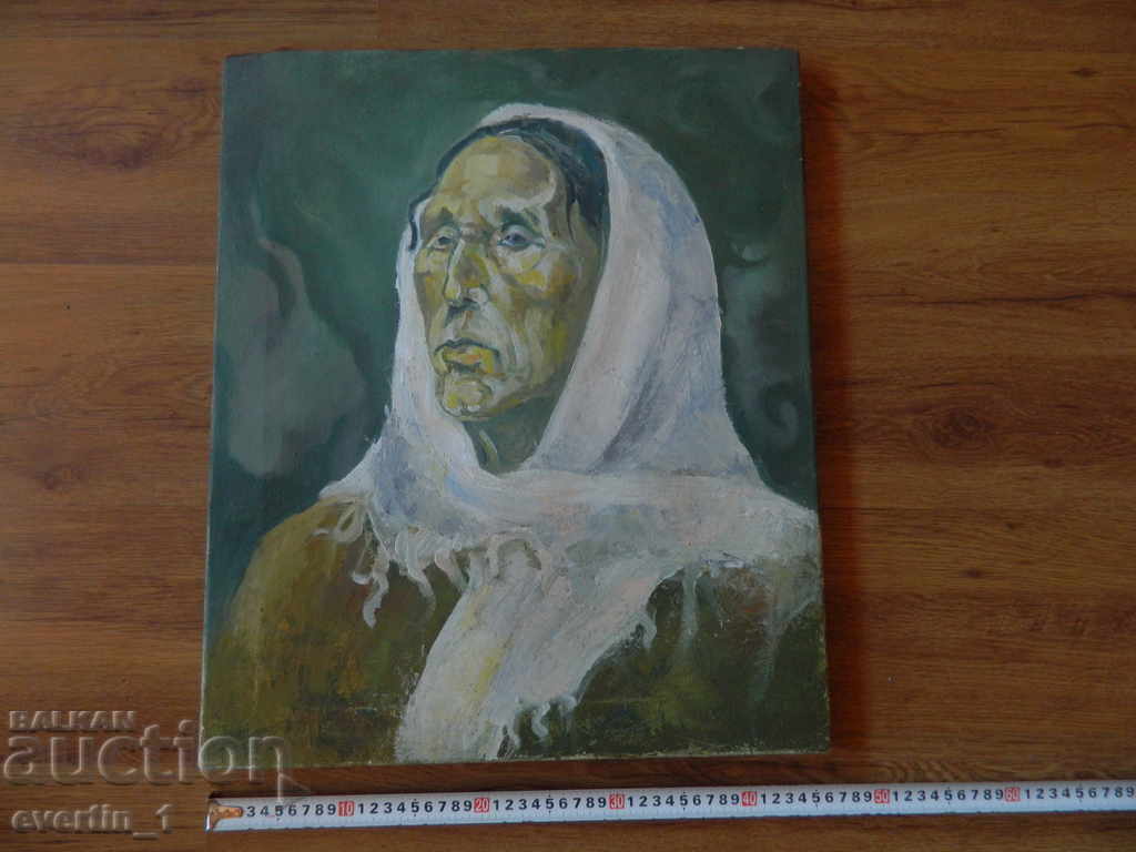 Old oil painting Portrait of a woman. Hood. LILY PETROVA with price 40.00 BGN | € 20.45 Old oil painting Portrait of a woman. Hood. LILY PETROVA with price 40.00 BGN | € 20.45