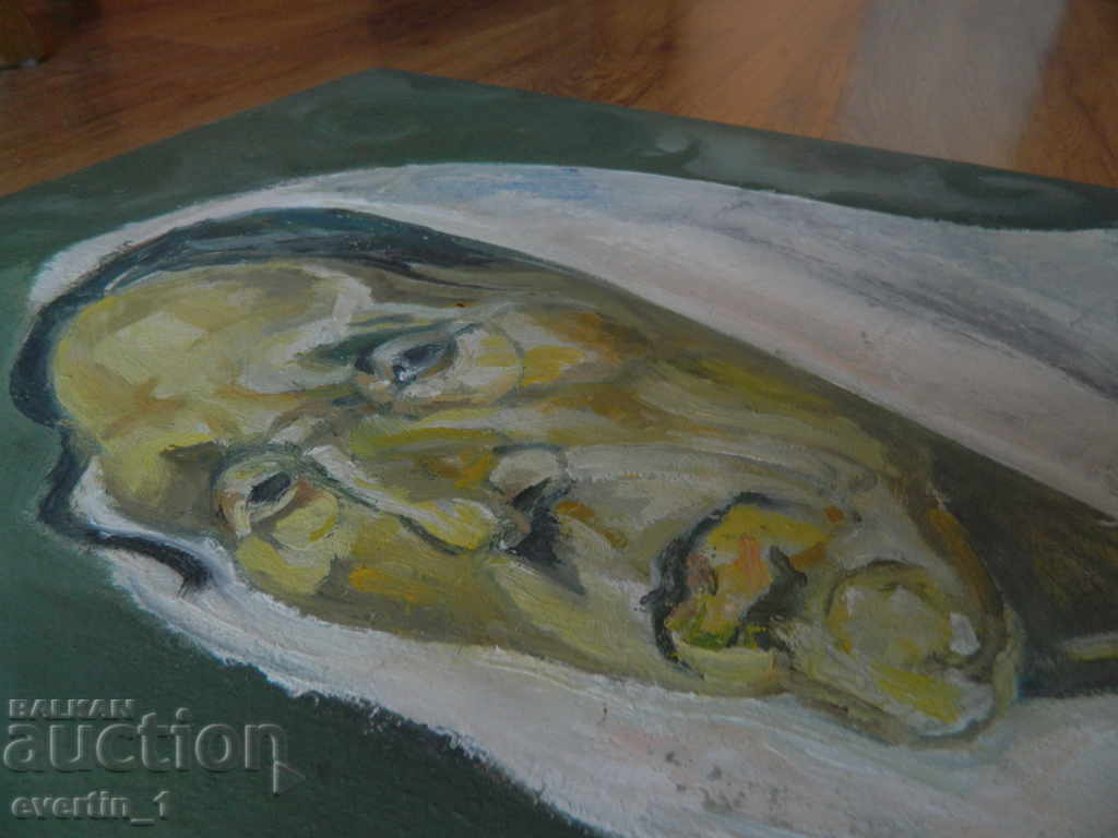 Old oil painting Portrait of a woman. Hood. LILY PETROVA - 5 Old oil painting Portrait of a woman. Hood. LILY PETROVA - 5