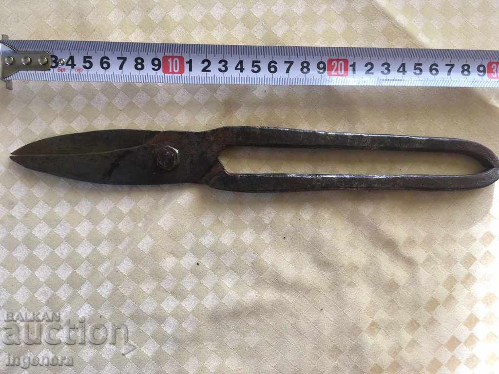 SHEET METAL CUTTING SCISSORS OLD BULGARIAN TOOL