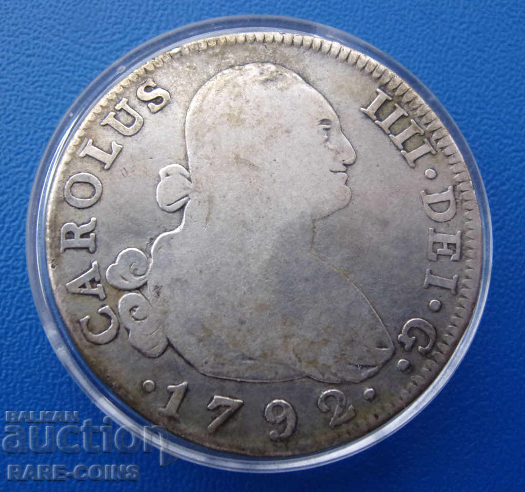 Bolivia Thaler 1792 Very Rare Original