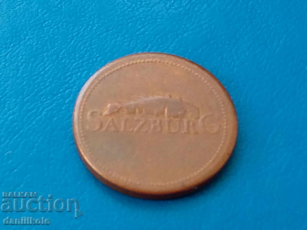 *$*Y*$* TOKEN COIN PLAQUE SALZBURG MOZART - RARE *$*Y*$* - 5 *$*Y*$* TOKEN COIN PLAQUE SALZBURG MOZART - RARE *$*Y*$* - 5