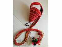 Old hand-woven sash sash belt costume