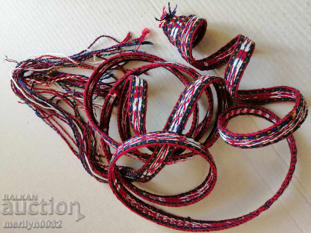 Old hand-woven sash sash belt costume - 5 Old hand-woven sash sash belt costume - 5