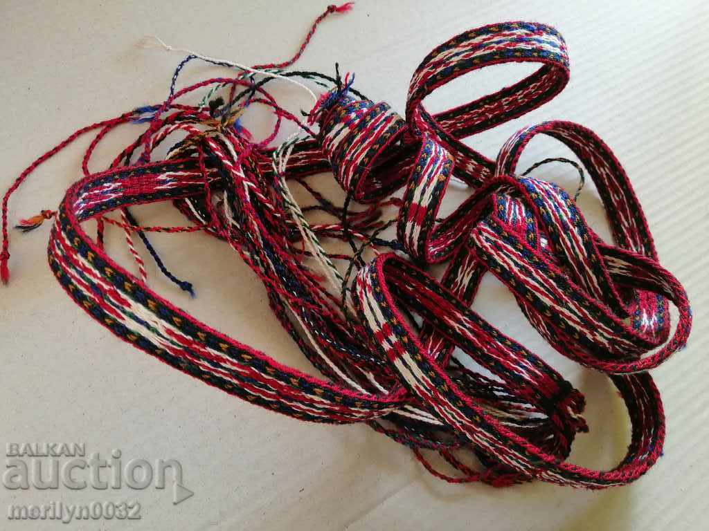 Old hand-woven sash sash belt costume - 6 Old hand-woven sash sash belt costume - 6