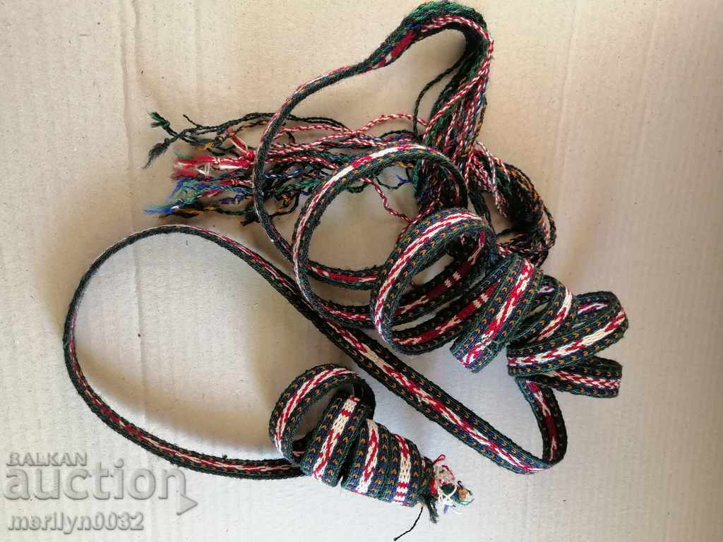 Delivery of Old hand-woven sash sash belt costume Delivery of Old hand-woven sash sash belt costume