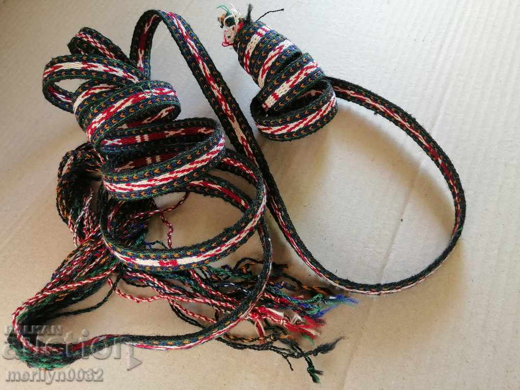 Old hand-woven sash sash belt costume - 5 Old hand-woven sash sash belt costume - 5